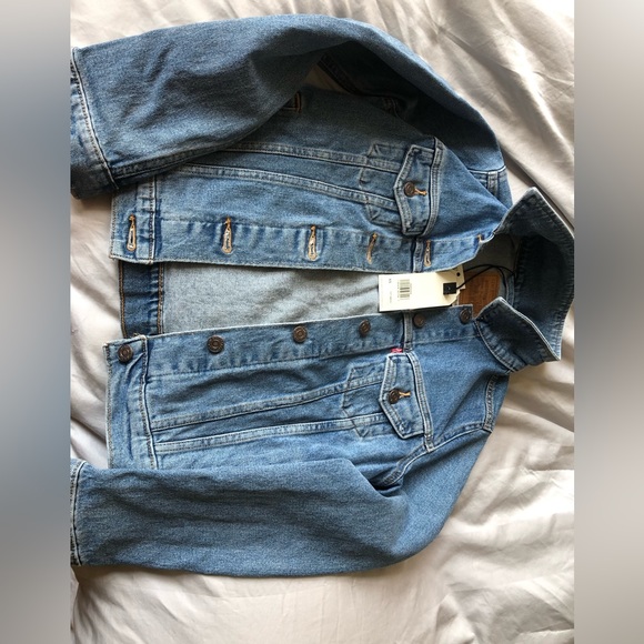 LEVI'S Original Trucker Denim Jacket In Throw Elbows - Picture 5 of 7